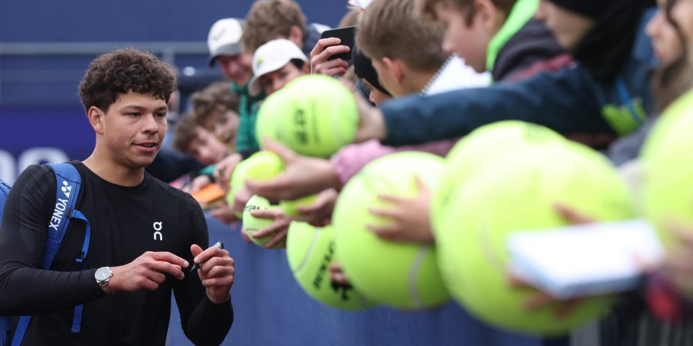 MUNICH, GERMANY - APRIL 13: <> during day three of the BMW Open at MTTC IPHITOS on April 13, 2026 in Munich, Germany. (Photo by Alexander Hassenstein/Getty Images for BMW)