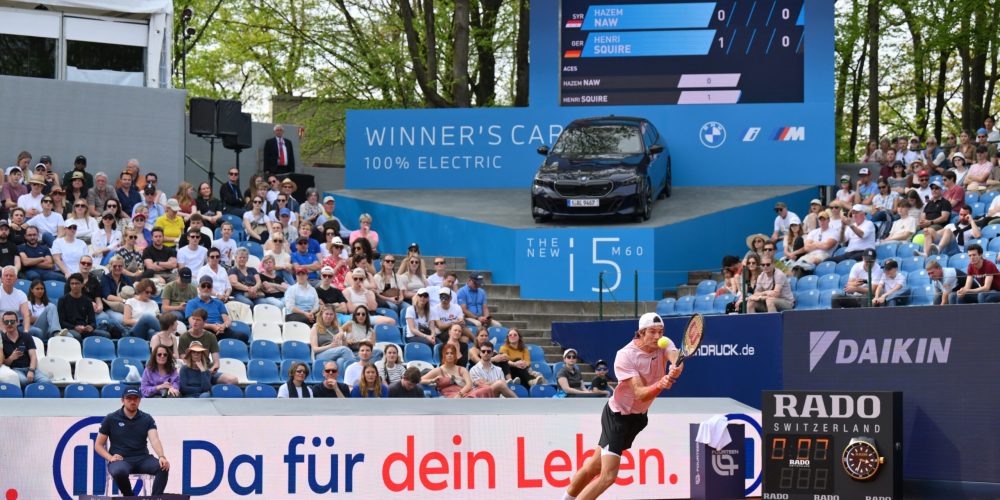 ≈during day 1 of the BMW Open at MTTC IPHITOS on April 13, 2024 in Munich, Germany. (Photo by Sebastian Widmann/ (Photo by Sebastian Widmann/Getty Images))