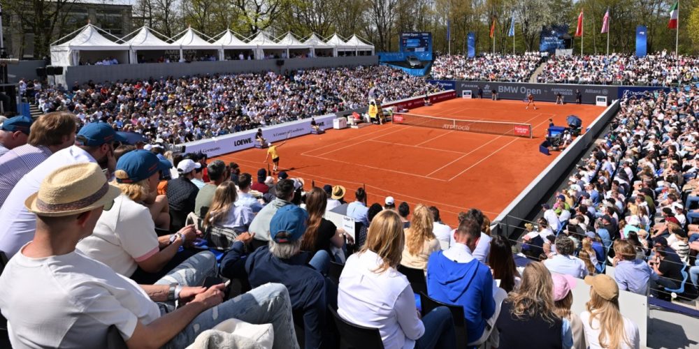 MUNICH, GERMANY - APRIL 22: <> during day eight of the BMW Open by American Express at MTTC IPHITOS on April 22, 2023 in Munich, Germany. (Photo by Sebastian Widmann/Getty Images for BMW )